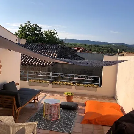 Apartment En Duplex & Terrasse Vue Larzac