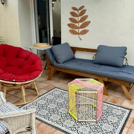 En Duplex & Terrasse Vue Larzac Apartmán